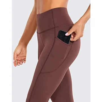 CRZ YOGA Womens Brushed Naked Leggings for Activewear