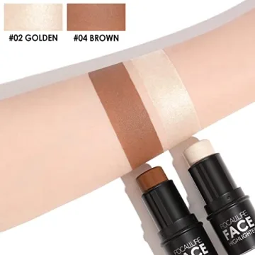 FOCALLURE Contour Foundation Stick - Blendable Highlighter & Bronzer