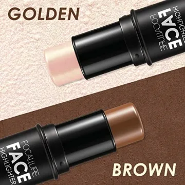 FOCALLURE Contour Foundation Stick - Blendable Highlighter & Bronzer