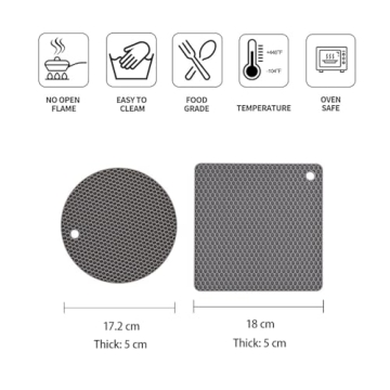 Buy Multi-Functional Silicone Trivet Mats for Your Kitchen