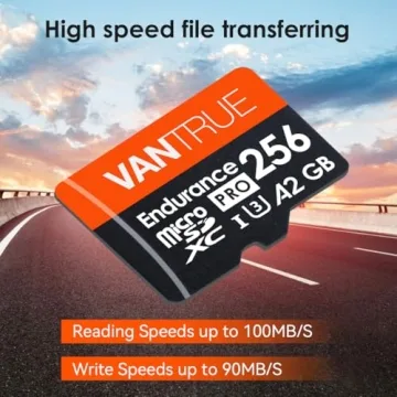 Vantrue 256GB microSDXC High-Speed Card for Dash Cams
