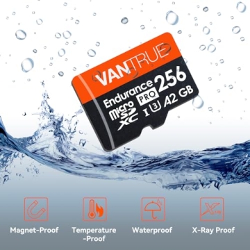 Vantrue 256GB microSDXC High-Speed Card for Dash Cams