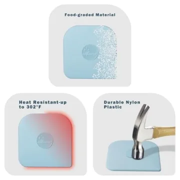 Durable Non-Scratch Pan Scraper Set - 5 Pieces