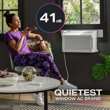 GE Profile 8,300 BTU WiFi Window AC Unit for Medium Rooms