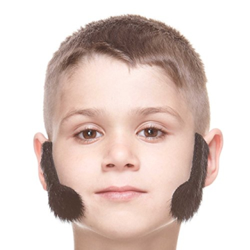 Realistic Self-Adhesive Fake Sideburns for Costumes