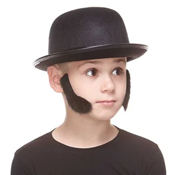 Realistic Self-Adhesive Fake Sideburns for Costumes