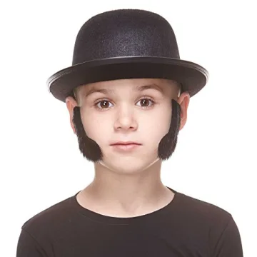 Realistic Self-Adhesive Fake Sideburns for Costumes