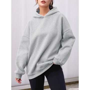 AUTOMET Womens Oversized Hoodies Fleece Sweatshirts Hooded Pullover 2025 Fashion Fall Clothes Trendy...