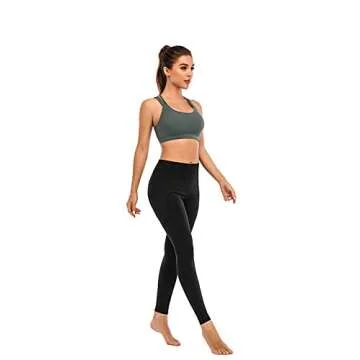 RUNNING GIRL Crisscross Back Sports Bra for Women