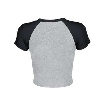Stylish Avanova Colorblock Crop Top for Women, Teens