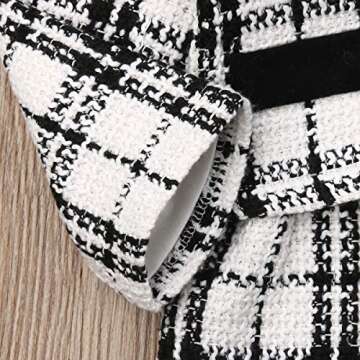 Toddler Girls' Plaid Jacket & Tutu Dress Outfit