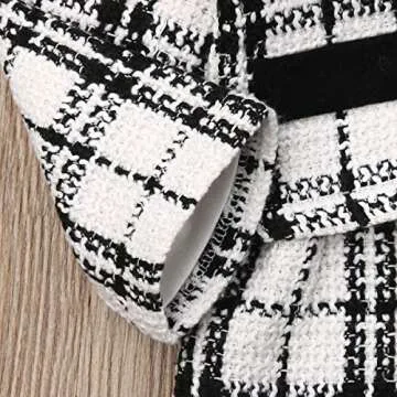 Toddler Girls' Plaid Jacket & Tutu Dress Outfit