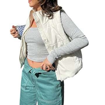 Women Square Neck Long Sleeve Crop Top Basic Rib Knit Crop Top Slim Fit Solid Blouse Top Streetwear (A Grey,Small)