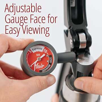 Pressure Gauge Kit for Flair Espresso Maker NEO Flex, Classic and Signature Models