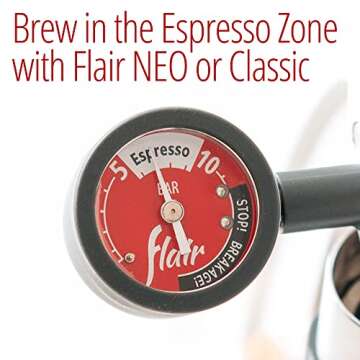Pressure Gauge Kit for Flair Espresso Maker NEO Flex, Classic and Signature Models