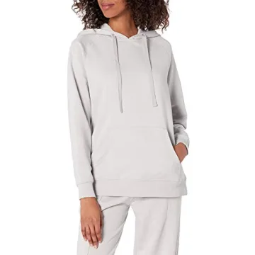 The Drop Women's Renee Street-Fleece Coverstitched Utility Hoodie: Vintage Comfort Meets Modern Styl...