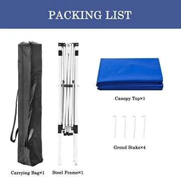 Sunoutife Pop Up Canopy Tent for Outdoor Events - 10X10 FT