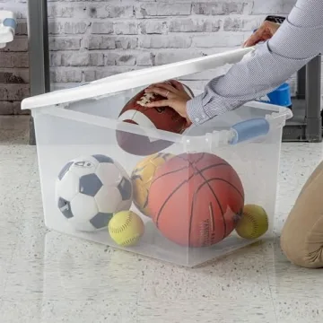 Sterilite 6-Pack Stackable Storage Bin - Home Organization Solution