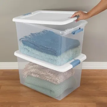 Sterilite 6-Pack Stackable Storage Bin - Home Organization Solution