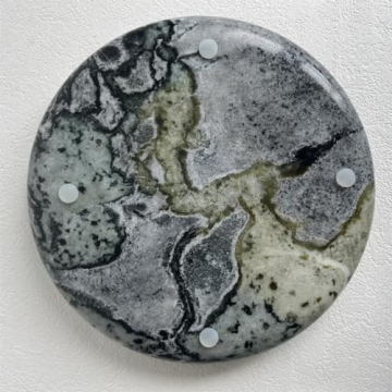 SAIDKOCC Marble Round Vanity Tray for Elegant Home Decor