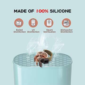 TOYHDAYO Rainbow Stacker Educational Silicone Toy