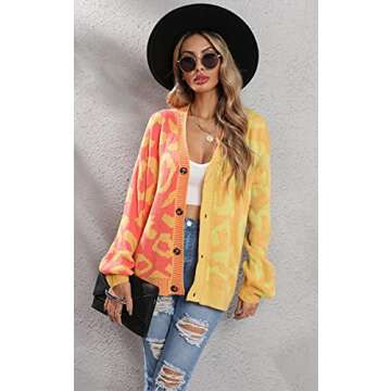 Leopard Print Cardigan for Stylish Layering