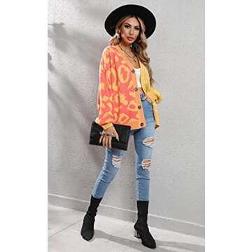 Leopard Print Cardigan for Stylish Layering