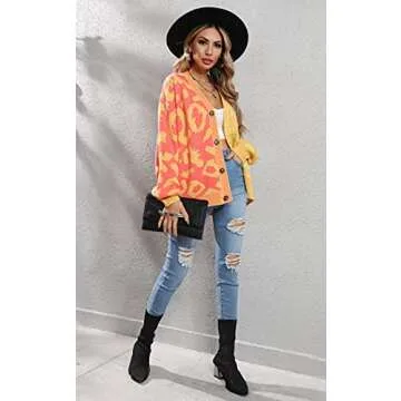 Leopard Print Cardigan for Stylish Layering