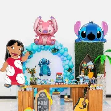 Lilo Foil Balloons for Birthday Party Decorations