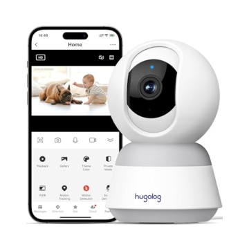 Indoor 3K 5MP Security Camera for Baby & Pets