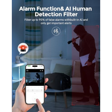 Indoor 3K 5MP Security Camera for Baby & Pets