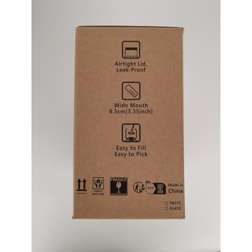 Homnoble Pickle Jar - Perfect for Pickles & Olives