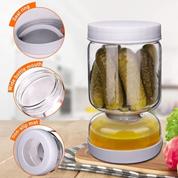 Homnoble Pickle Jar - Perfect for Pickles & Olives