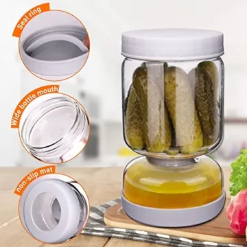 Homnoble Pickle Jar - Perfect for Pickles & Olives