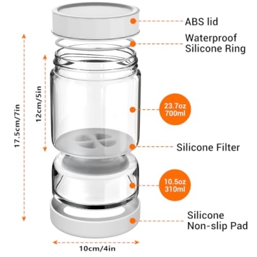 Homnoble Pickle Jar - Perfect for Pickles & Olives