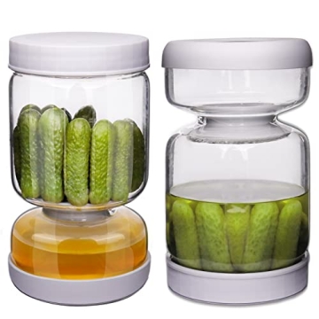 Homnoble Pickle Jar - Perfect for Pickles & Olives