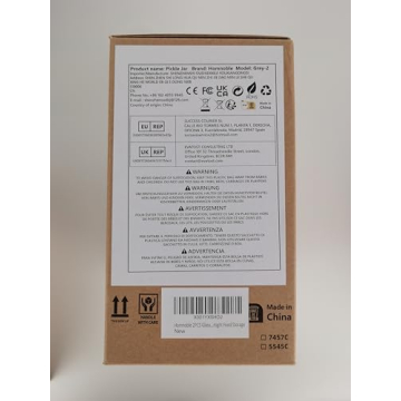 Homnoble Pickle Jar - Perfect for Pickles & Olives