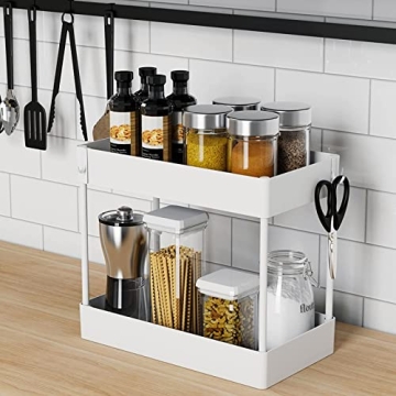 Efuytech Under Sink Organizer - Space Saving Storage Rack