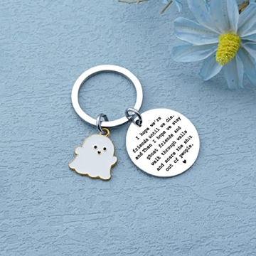 Best Friend Keychains for Long Distance Friendship Gifts
