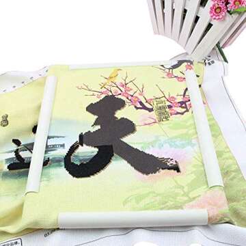 Versatile Quilting Frame for Embroidery Cross Stitch & Needlepoint