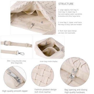 Stylish Vegan Leather Handbag - JINMANXUE Boston Bag