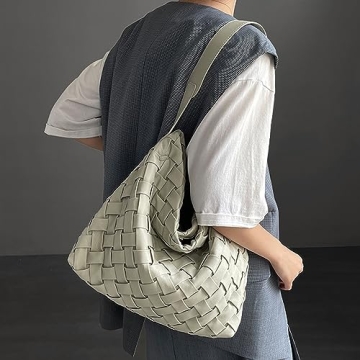 Stylish Vegan Leather Handbag - JINMANXUE Boston Bag