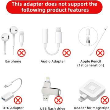 4 Pack Lightning to USB C Adapter for iPhone 15/16/16 Pro Max/Plus,Samsung S24,Support Charging & Da...