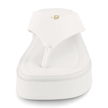 CUSHIONAIRE Women's Pippin Platform Sandal with Memory Foam