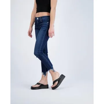 CUSHIONAIRE Women's Pippin Platform Sandal with Memory Foam