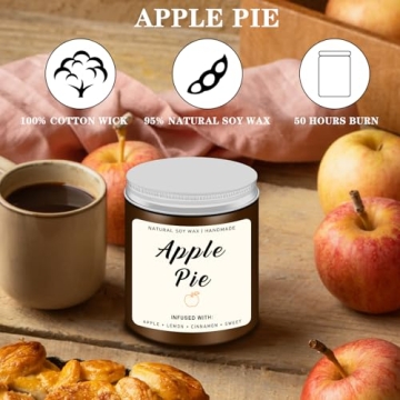 Autumn Scented Candles Set for Cozy Home Decor