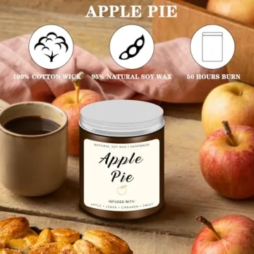 Autumn Scented Candles Set for Cozy Home Decor