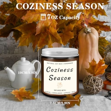 Autumn Scented Candles Set for Cozy Home Decor