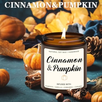 Autumn Scented Candles Set for Cozy Home Decor