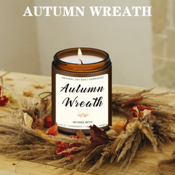 Autumn Scented Candles Set for Cozy Home Decor